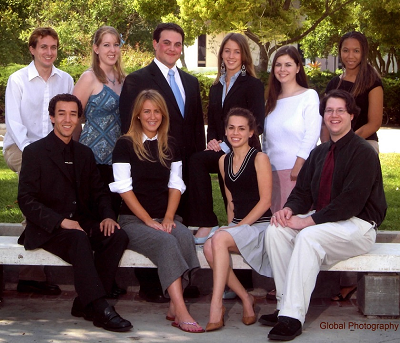 2004-2005 ASMC Board members pose for group photo.