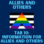 Ally flag. Text reads: Allies and others. Tab 10: Information for allies and others