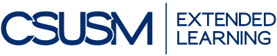 CSU San Marcos Extended Learning logo (CSUSM)