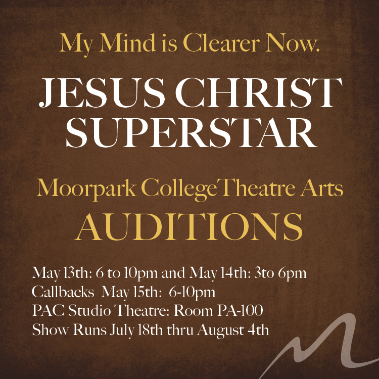 Audition Flyer for "Jesus Christ Superstar"