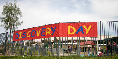 Discovery Day Sign