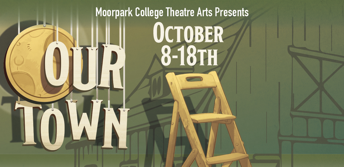 chair and noire image and text for our town