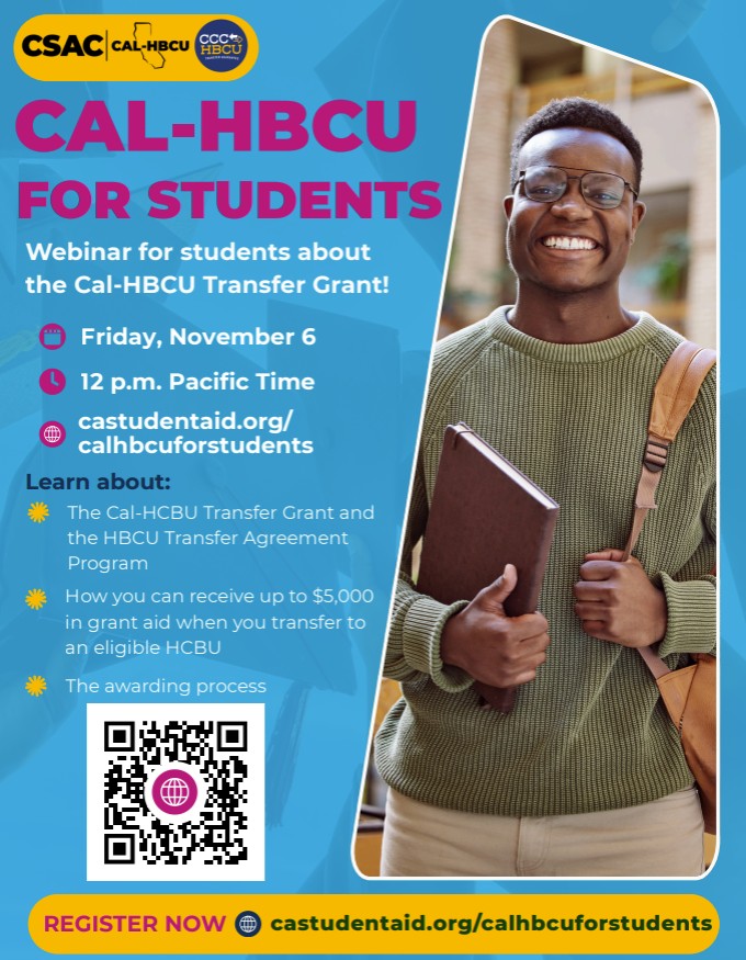 Cal-HBCU webinar for students