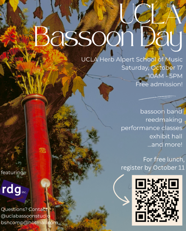 UCLA Bassoon Day October 17th