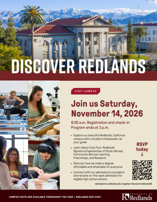Discover Redlands Saturday, November 14th