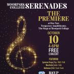 MC Serenades, The Premiere concert at our new temporary amphitheater. Oct 10 4-6pm