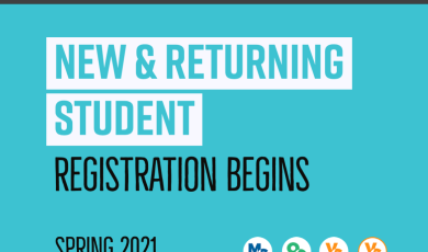 Graphic with text that reads: Nov 16 New &amp;amp; Returning
