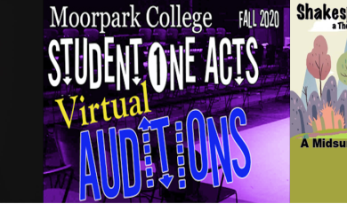 Sign up for Moorpark College's Virtual Auditions for "Macbeth", the One Acts and Theatre for Young Audiences