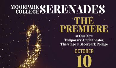 MC Serenades, The Premiere concert at our new temporary amphitheater. Oct 10 4-6pm