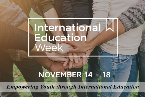 Logo for International Education Week