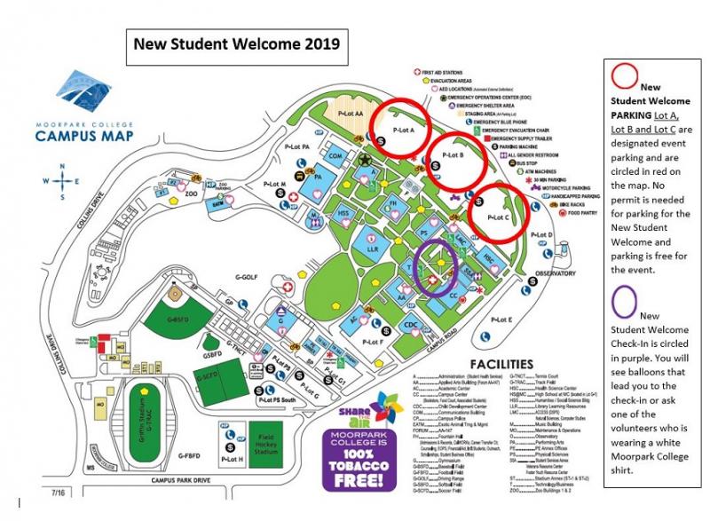 Ventura College Campus Map Welcome Overview | Moorpark College