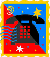 Clipart artistically styled phone