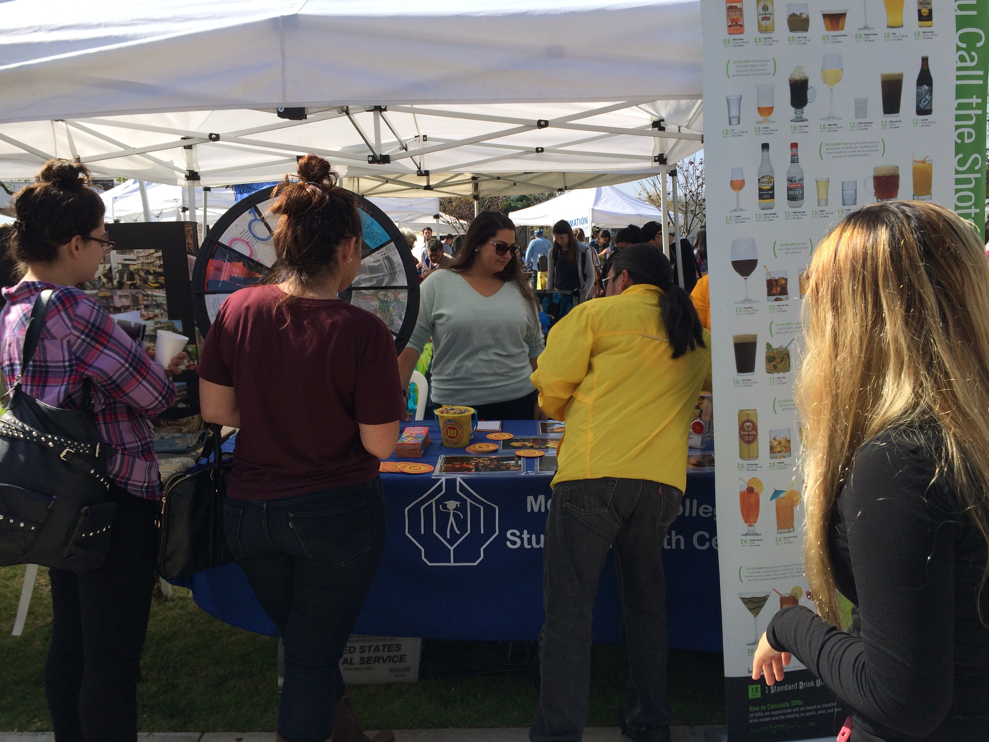 MC students learn about the seriousness of drunk driving at Multicultural Day.