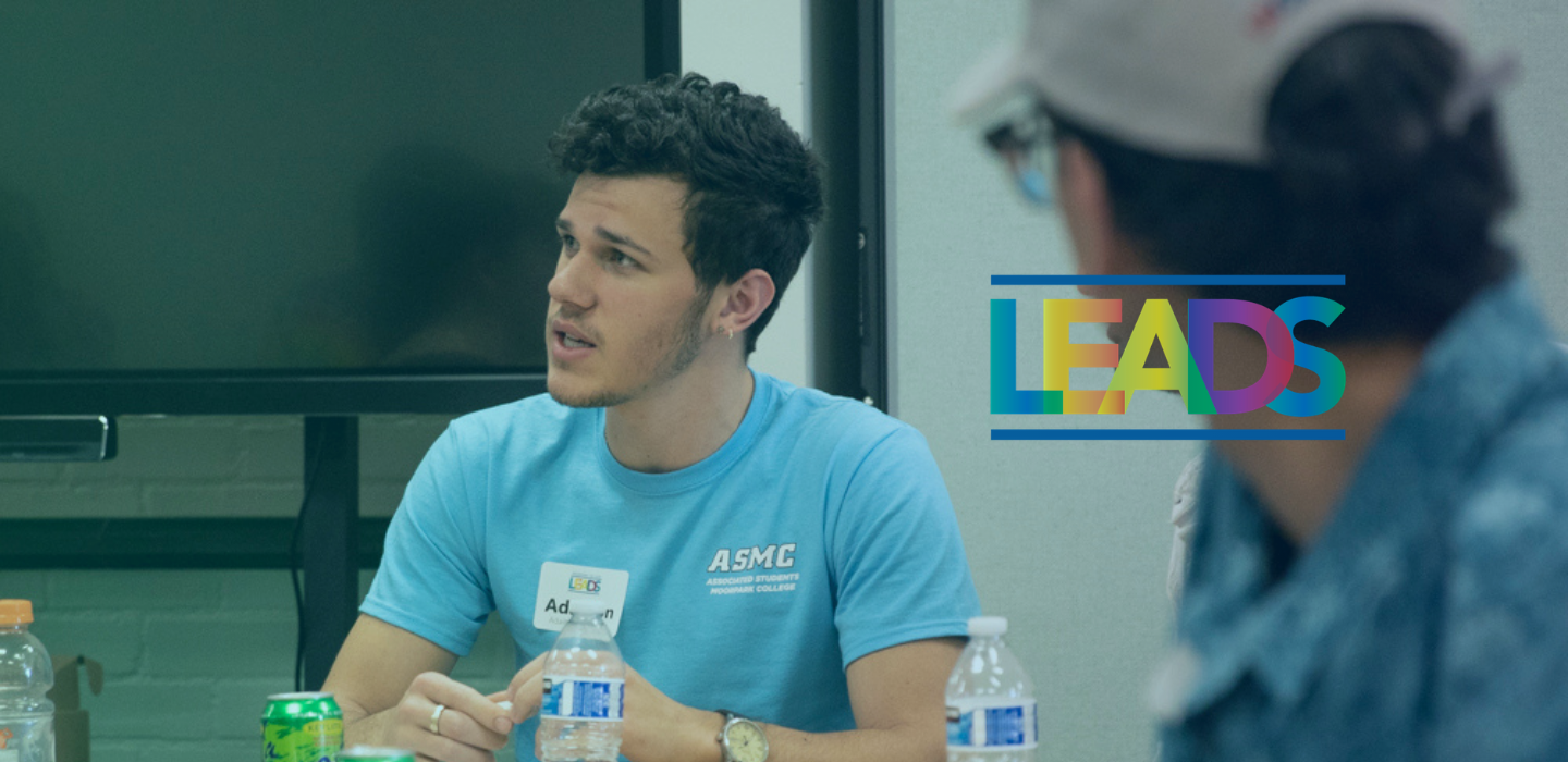 A student shares his insights during an MC LEADS session