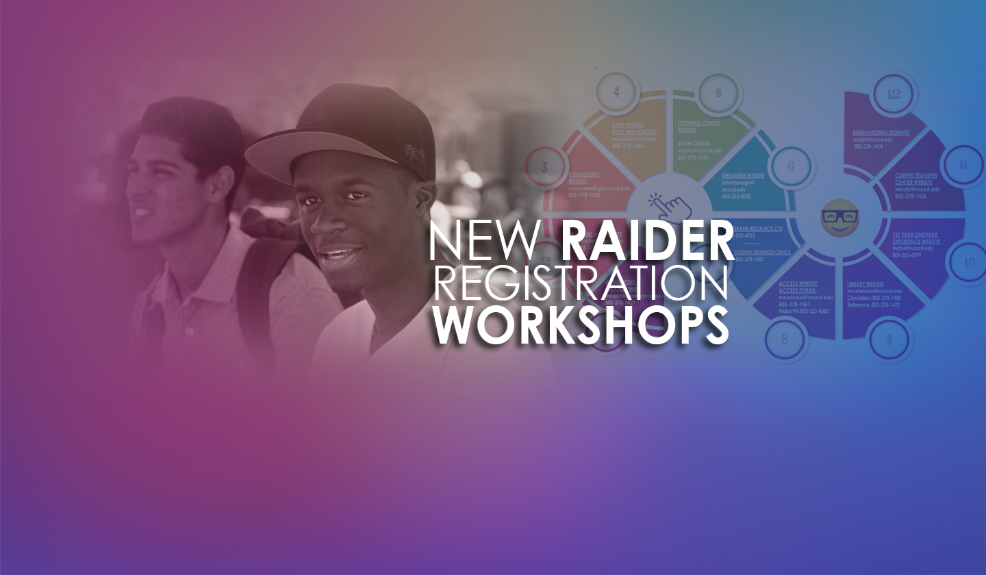 New Raider Registration Workshops