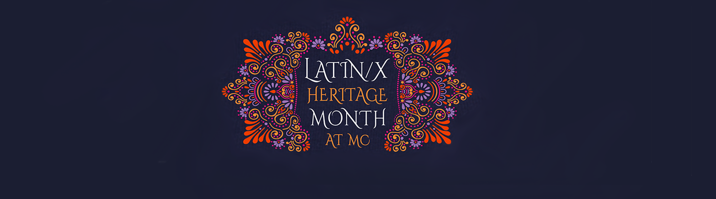 colorful and abstract latinx heritage logo
