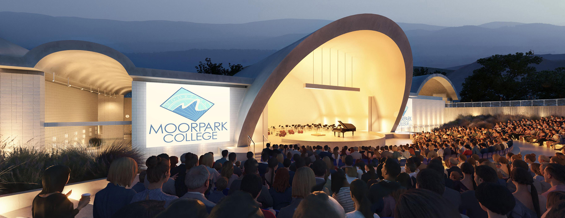 Large outdoor amphitheater scene