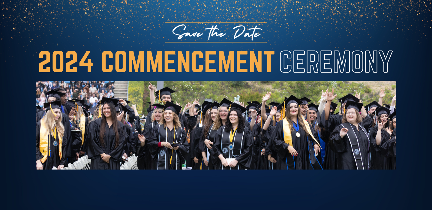 Save the date for the May 2024 Commencement