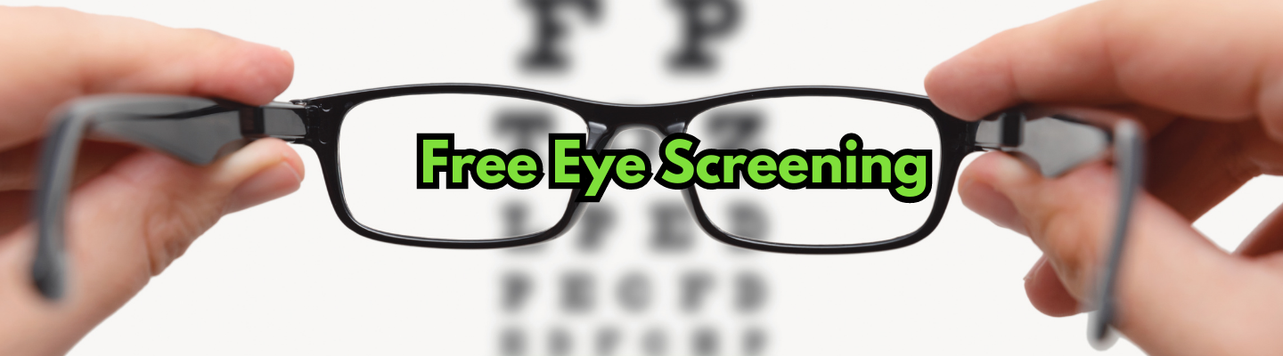 Eye glasses and Eye chart