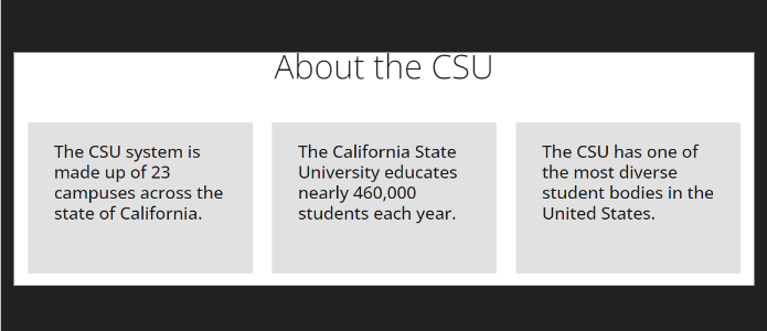 About the CSU 