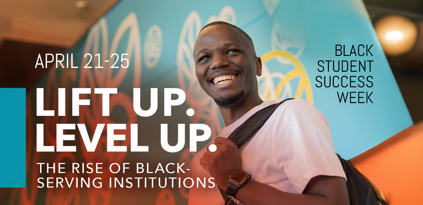 black student smiles