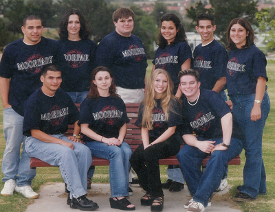 ASMC Board members from 1998 pose for a photo.