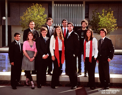2009-2010 ASMC Board of Directors pose for a photo.
