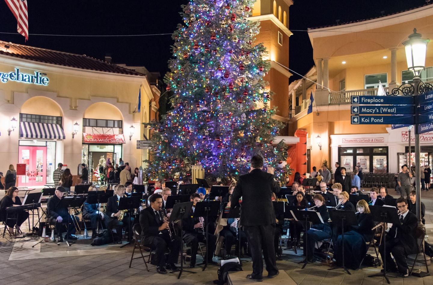 jazz ensemble performing