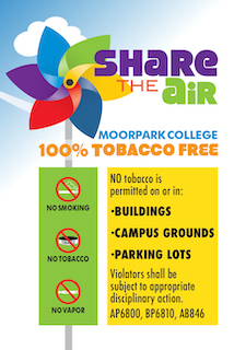 Share the Air: 100% Tobacco-Free Policy Signage