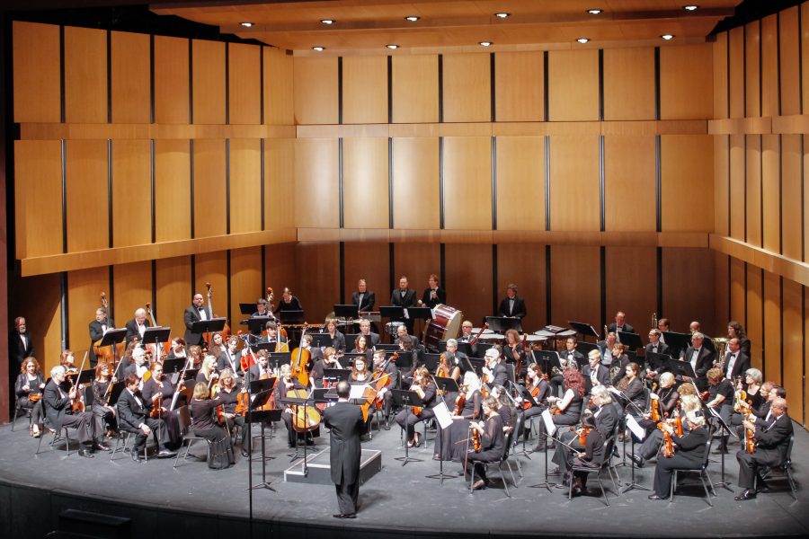 orchestra in concert
