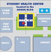 Map of the SHC location.