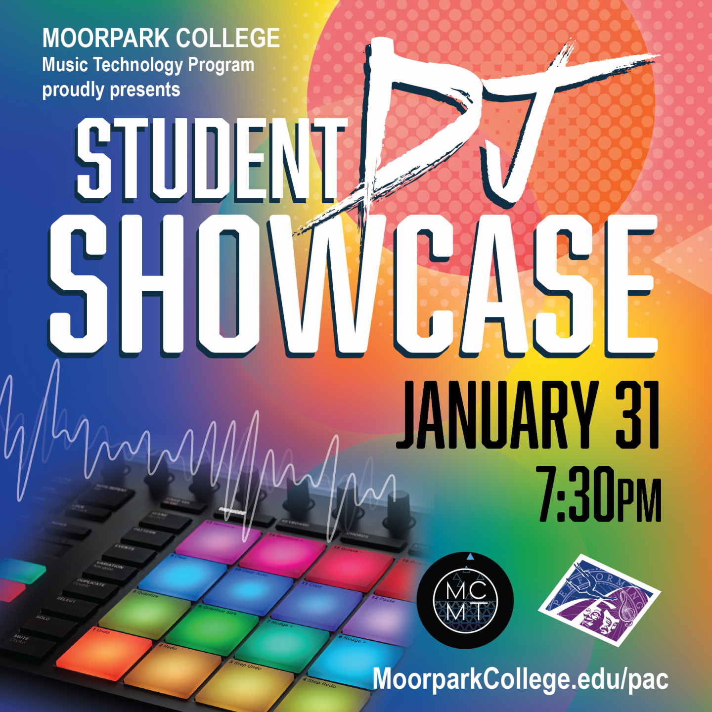 MCMT Student DJ Showcase Jan 31 2020