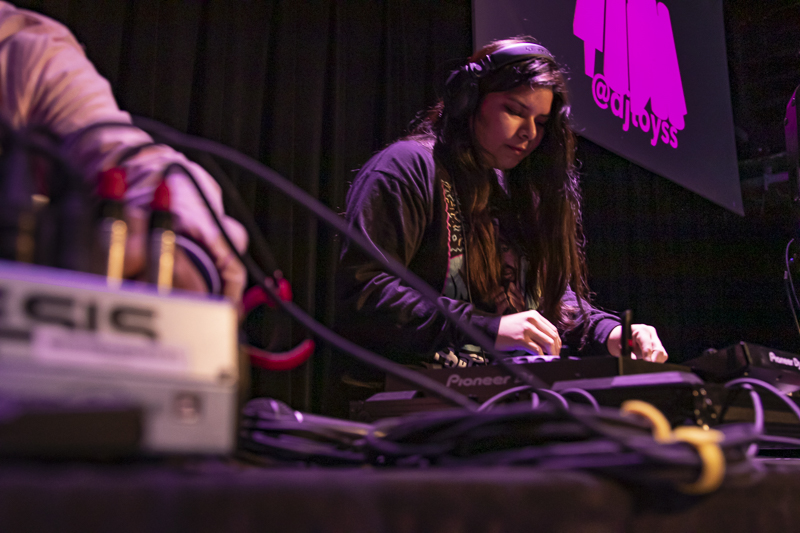 Toya Suruy performs at Student DJ Showcase; photo by Evan Reinhardt