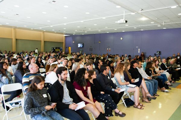 Group photo of scholarship recipients at congratulatory luncheon