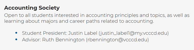 Accounting Society
