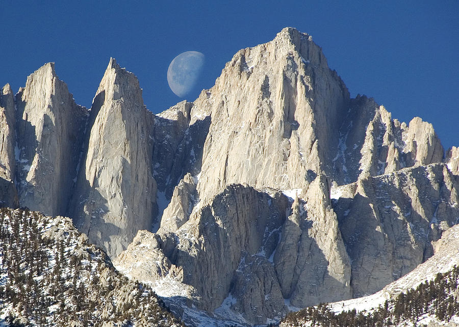 Mount Whitney, the highest point in the lower 48 states