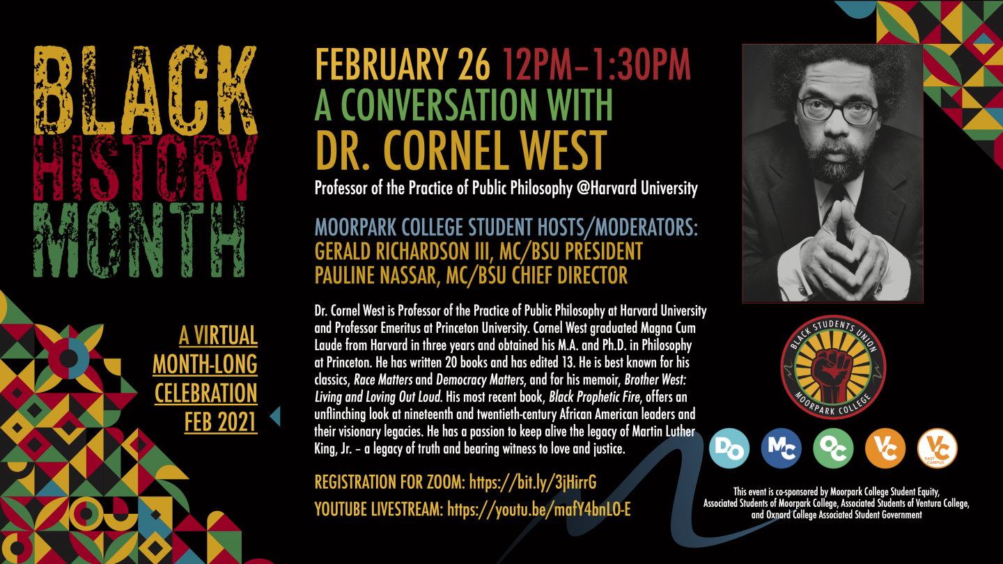 A Conversation with Cornel West Flyer