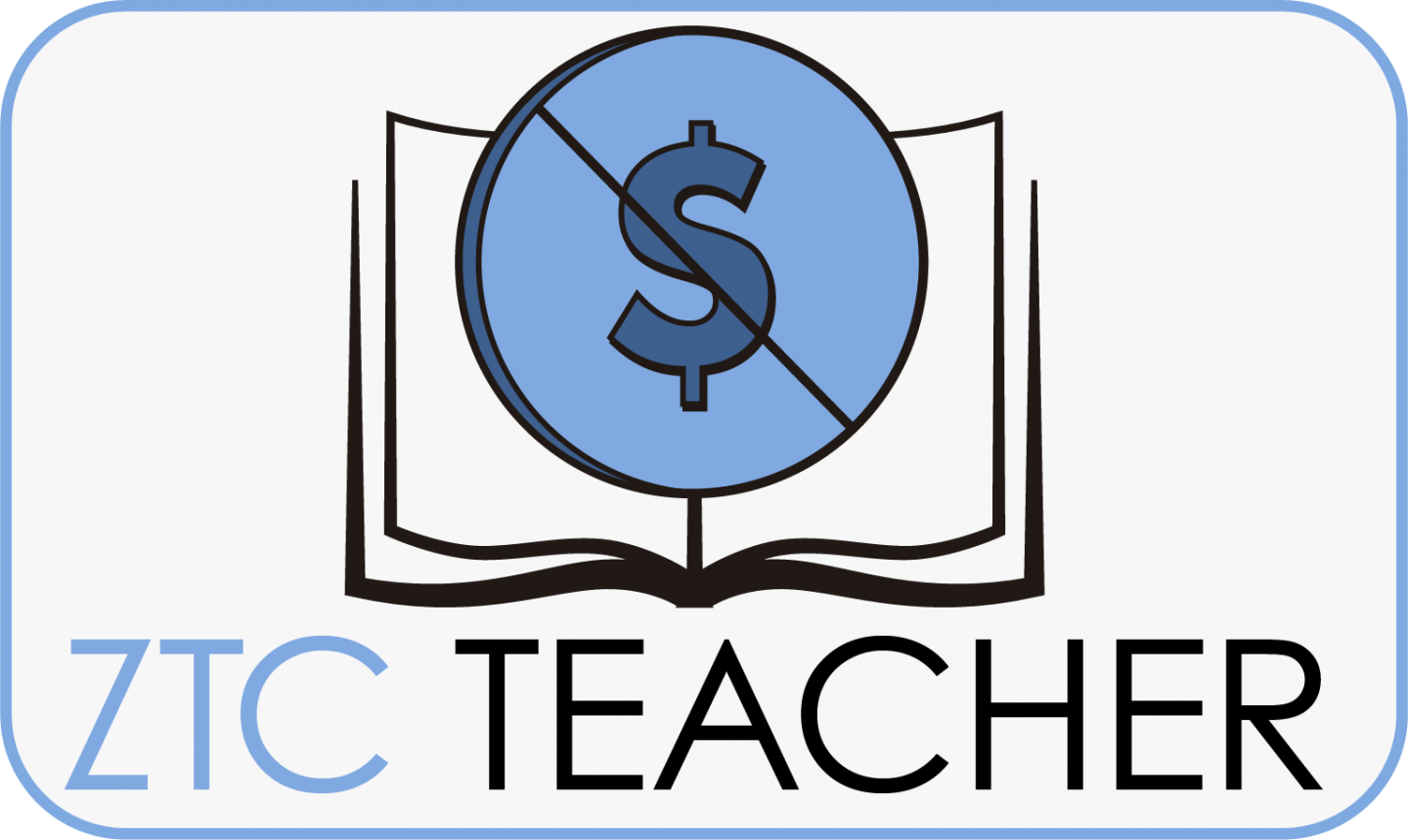 Bluecoin over white book with ZTC TEACHER underneath