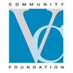 Ventura County Community Foundation logo with a Teal Square encompassing a Grey V and a Light Blue C with the words community about the square and foundation below the square