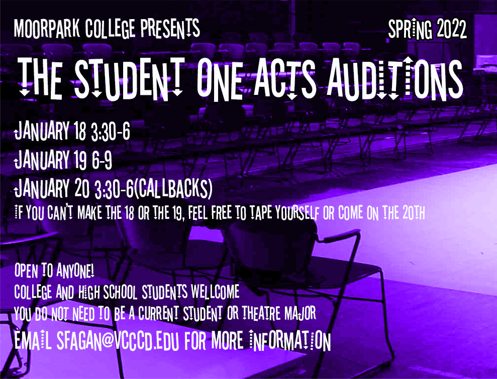 Audition for 2022 Spring One Acts