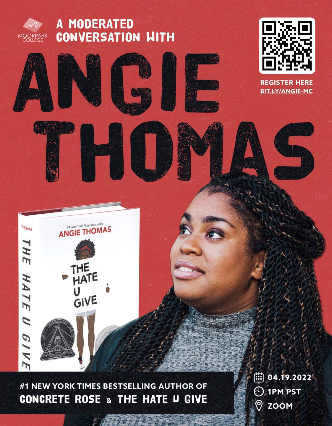 Image of Angie Thomas author of Hate U Give