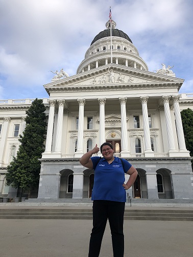 Karina Arteaga, ASMC President poses for a photo