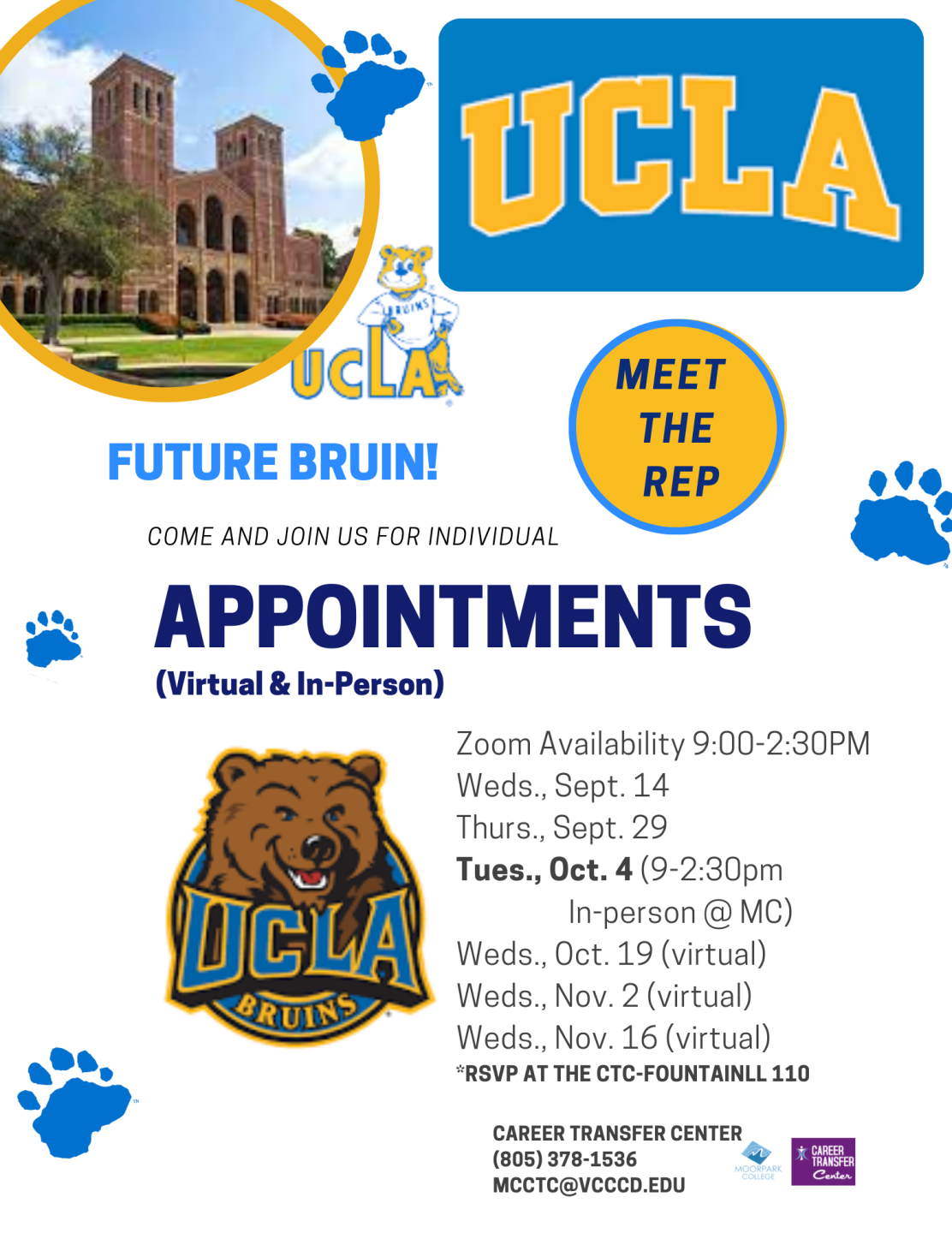 UCLA Representative Appointments flyer