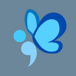 semicolon butterfly 