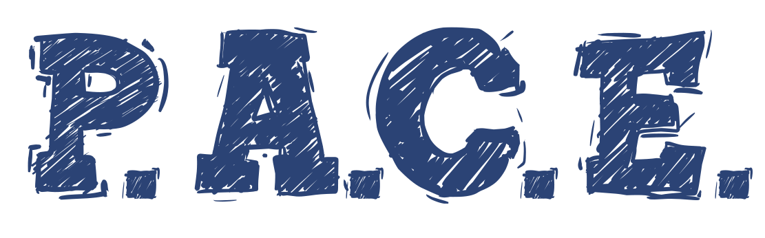 Blue PACE logo