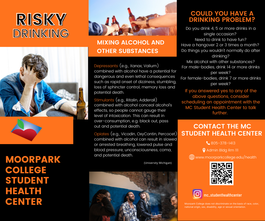 Risky Drinking Brochure front