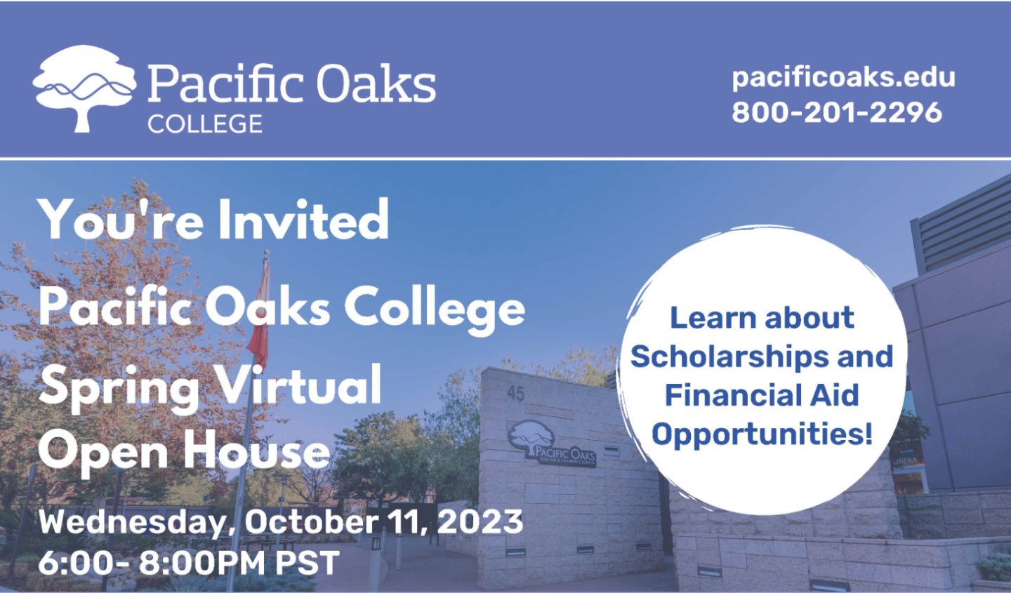 Pacific Oaks Open House