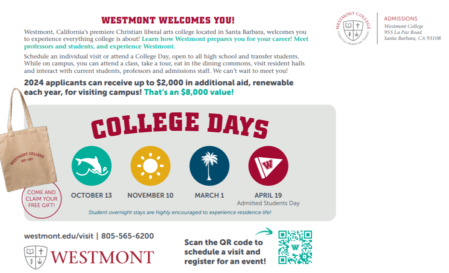 Westmont college - College Days
