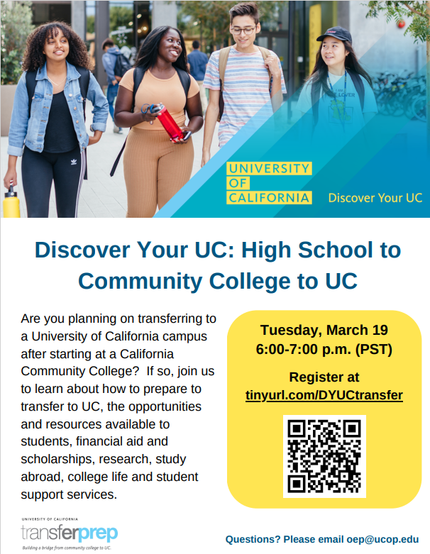 UC Information Moorpark College UC Information Moorpark College