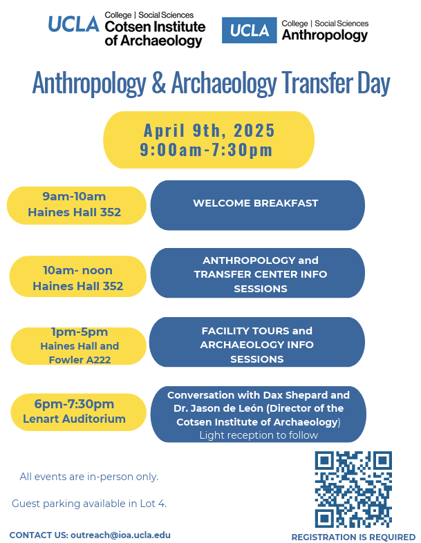 UCLA Anthropology and Archaeology Transfer Day